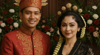 pria Minangkabau dengan wanita Jawa